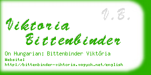 viktoria bittenbinder business card